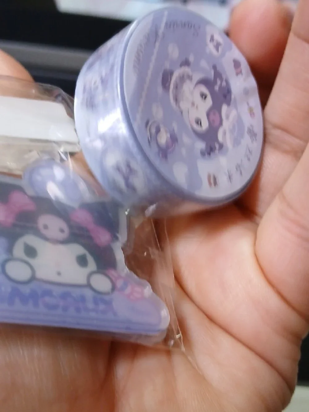 Kuromi Themed Sticker & Washi Tape - Purple